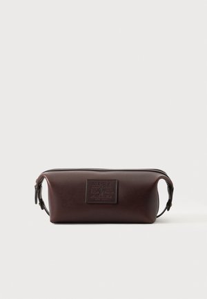 Polo Ralph Lauren, HERITAGE LEATHER TRAVEL CASE - несесер за тоалетни принадлежности - burnished brown