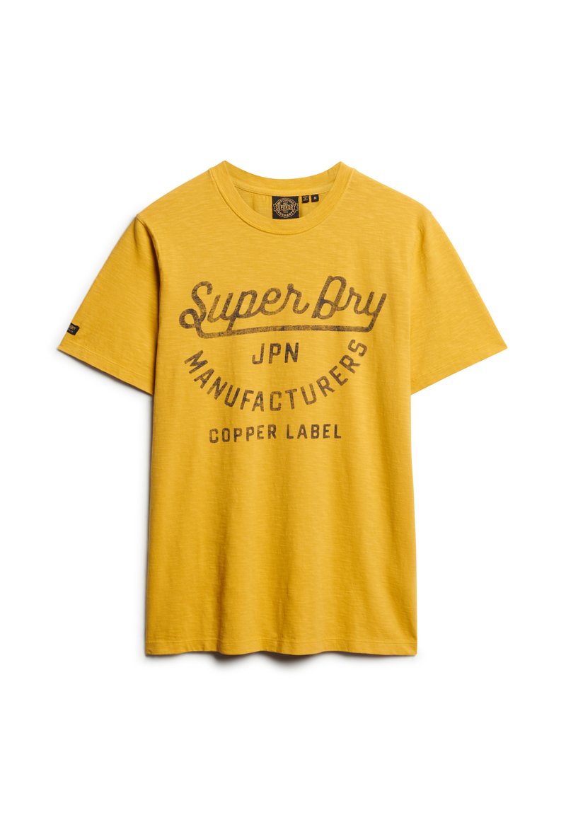 Superdry & Co T-shirt print geel