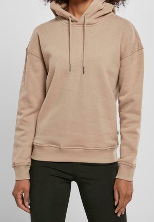 Jersey con capucha - taupe