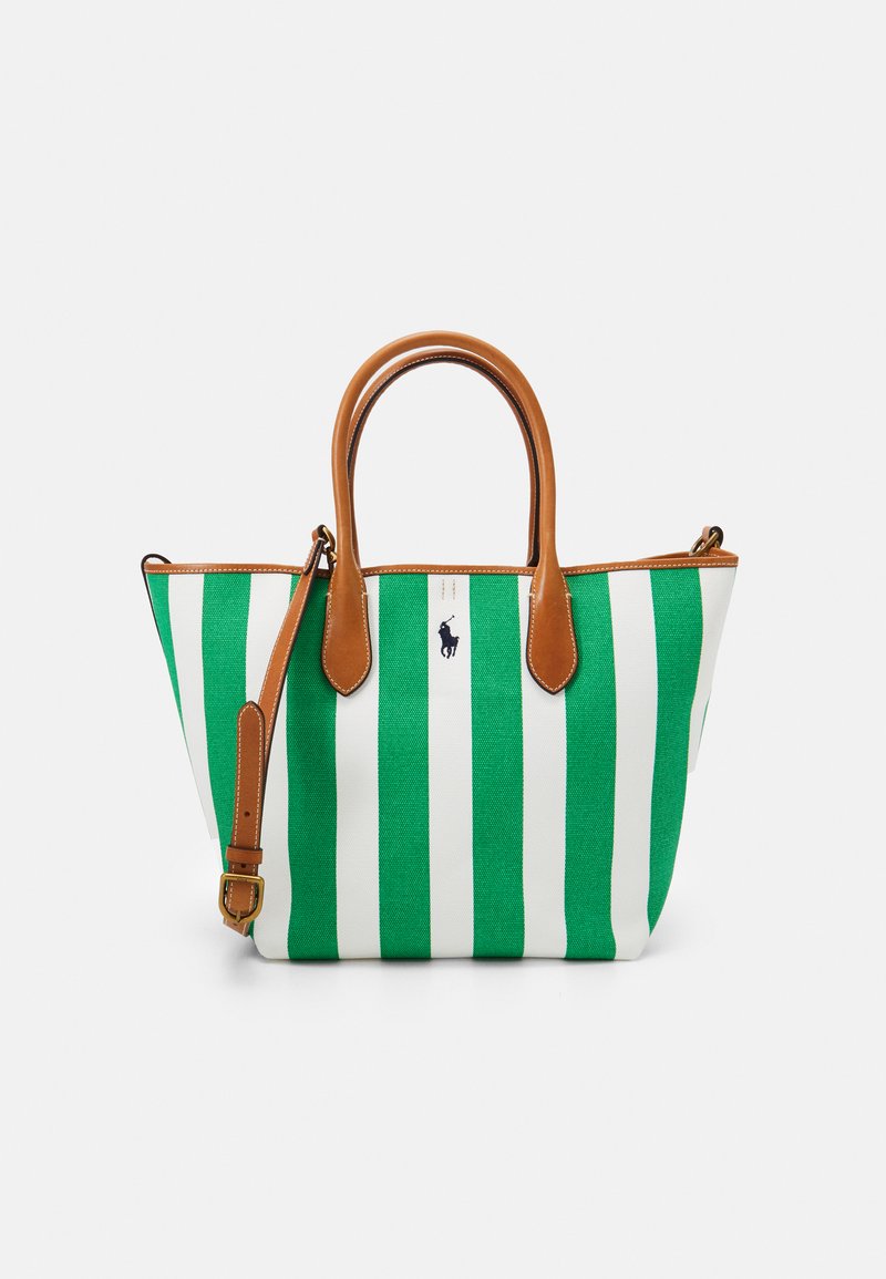 Polo Ralph Lauren Handbag deep evergreen/sunfish yellow/green