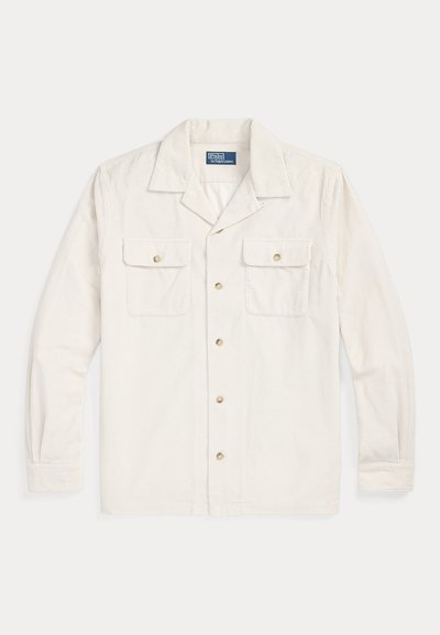 Polo Ralph Lauren CLASSIC FIT CORDUROY CAMP SHIRT - Skjorte - antique cream
