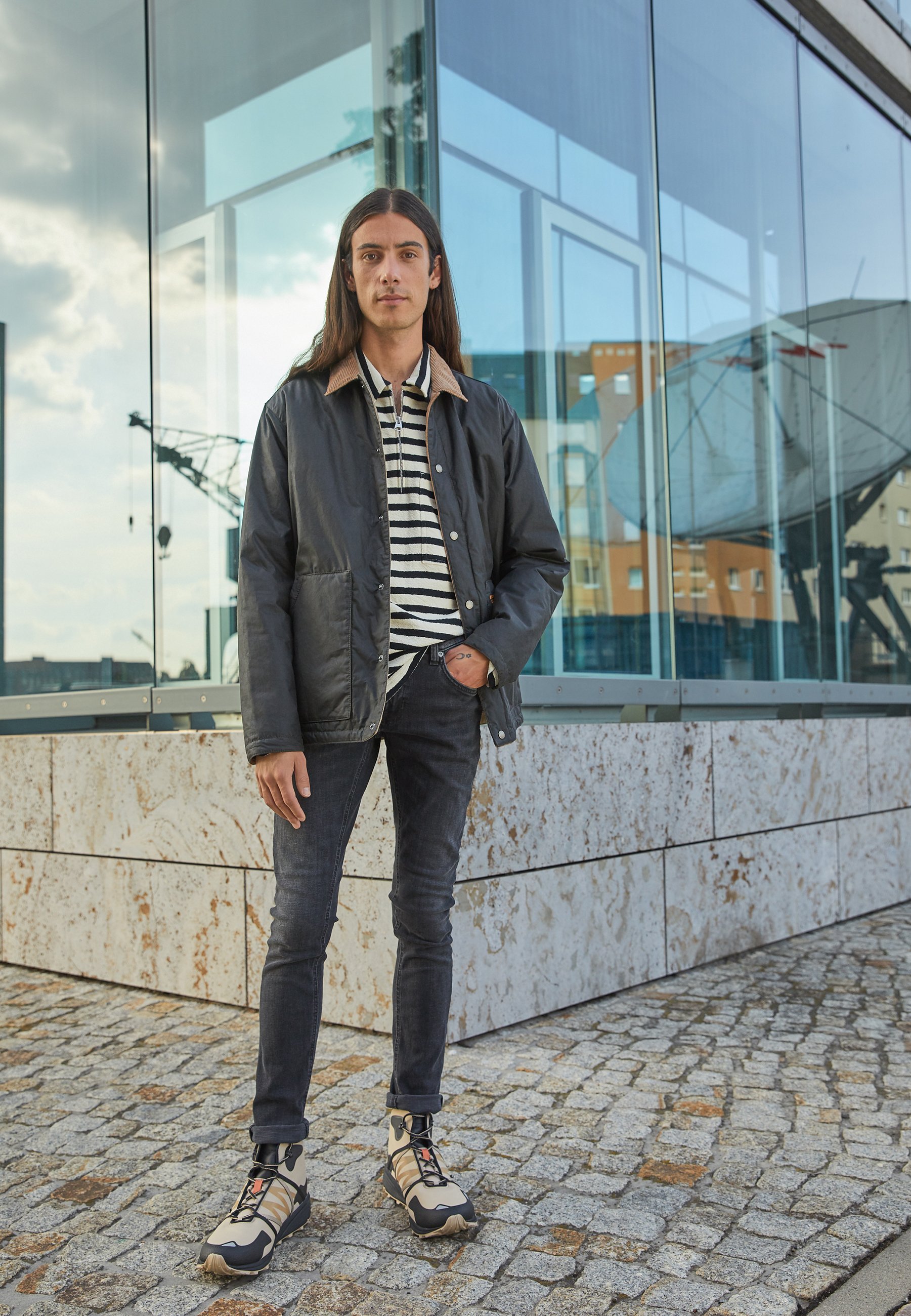 olive green coach jacket