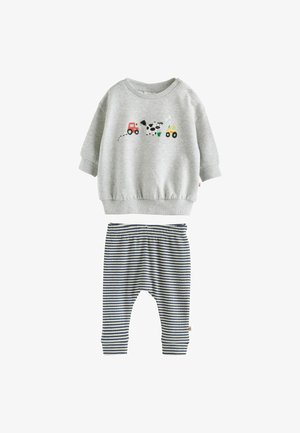 SET - Pajkice – hlače - grey farm character