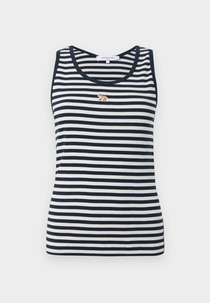BABY FOX STRIPED TANK  - Felső - dark navy/parchment white