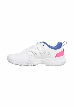 K-SWISS COURT EXPRESS CLY - da tennis per terra battuta - wht dazbl neonpnk
