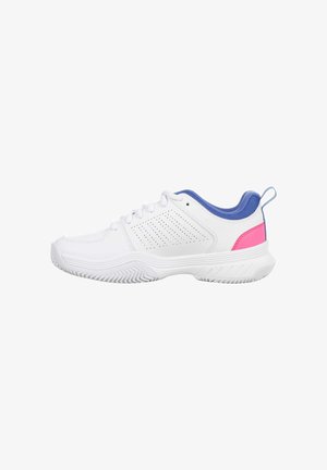 K-SWISS, COURT EXPRESS CLY - da tennis per terra battuta - wht dazbl neonpnk