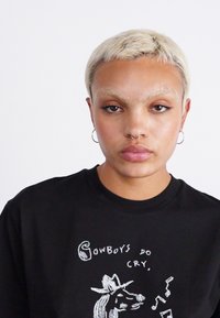 Carhartt WIP PEPE COWBOY - T-shirt print - black/white