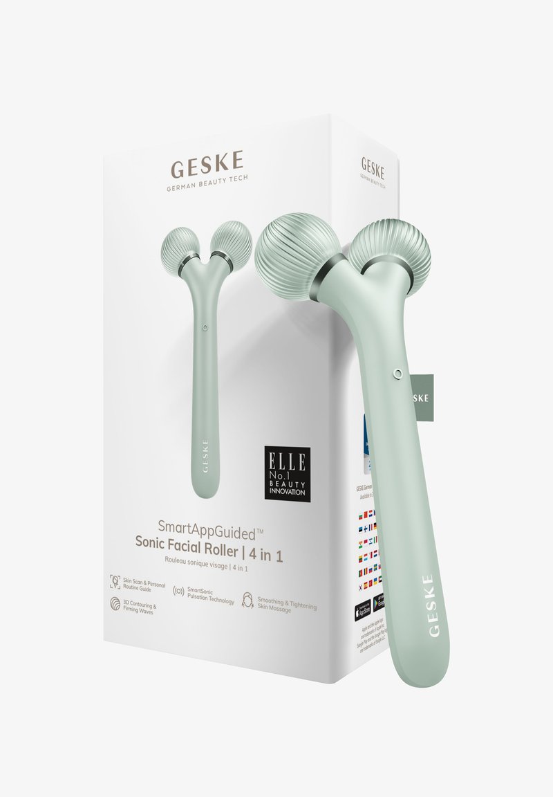 GESKE - SONIC FACIAL ROLLER | 4 IN 1 - Ansiktsvård - tillbehör - green, Förstora