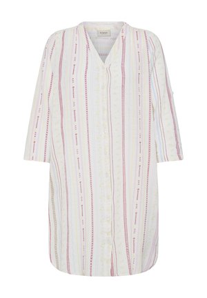 Fransa, FRBOBBI DR - Vestido camisero - cream w red yellow stripe