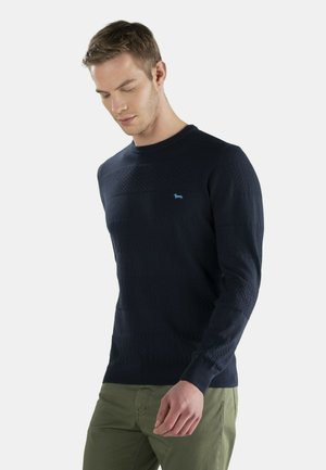 STRIPED TEXTURED SWEATER - Jumper - slavato