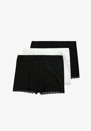 Ulla Popken 3 PACK PUNKTE-MUSTER - Panties - black