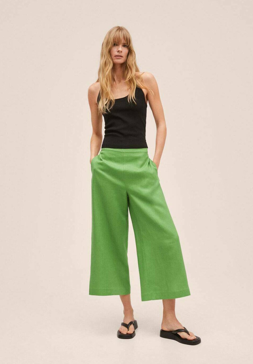 Mango LOTE - Pantaloni - green/verde - Zalando.it