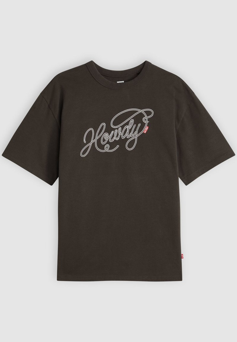 Levi’s® T-shirt print zwart