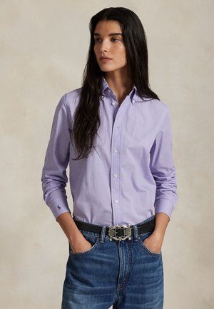 STRETCH SLIM FIT COTTON SHIRT - Cămașă - medium purple