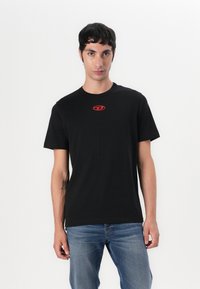 Diesel - ADJUST - T-Shirt print - black Thumbnail-Bild 1