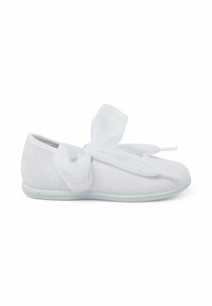 MERCEDITAS LAZADA TUL - Ankle strap ballet pumps - blanco