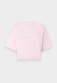 RETRO BOXY TEE - T-shirts med print - summit pink