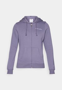 ICONS CONTRAST FULL ZIP HOODIE  - Jaka ar rāvējslēdzēju - purple