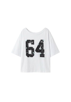 Stradivarius, POSITIONAL PRINT T-SHIRT - T-shirt imprimé - beige