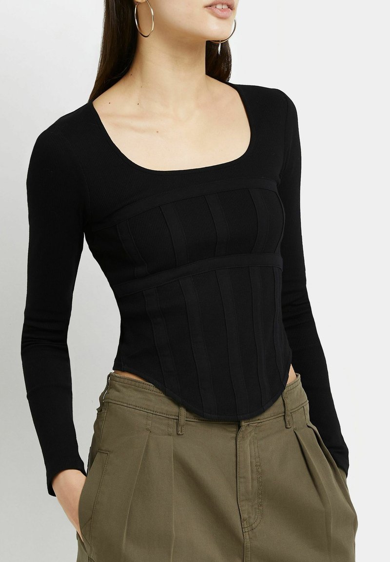River Island Svetr - black