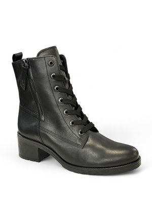 Lace-up ankle boots - zwart