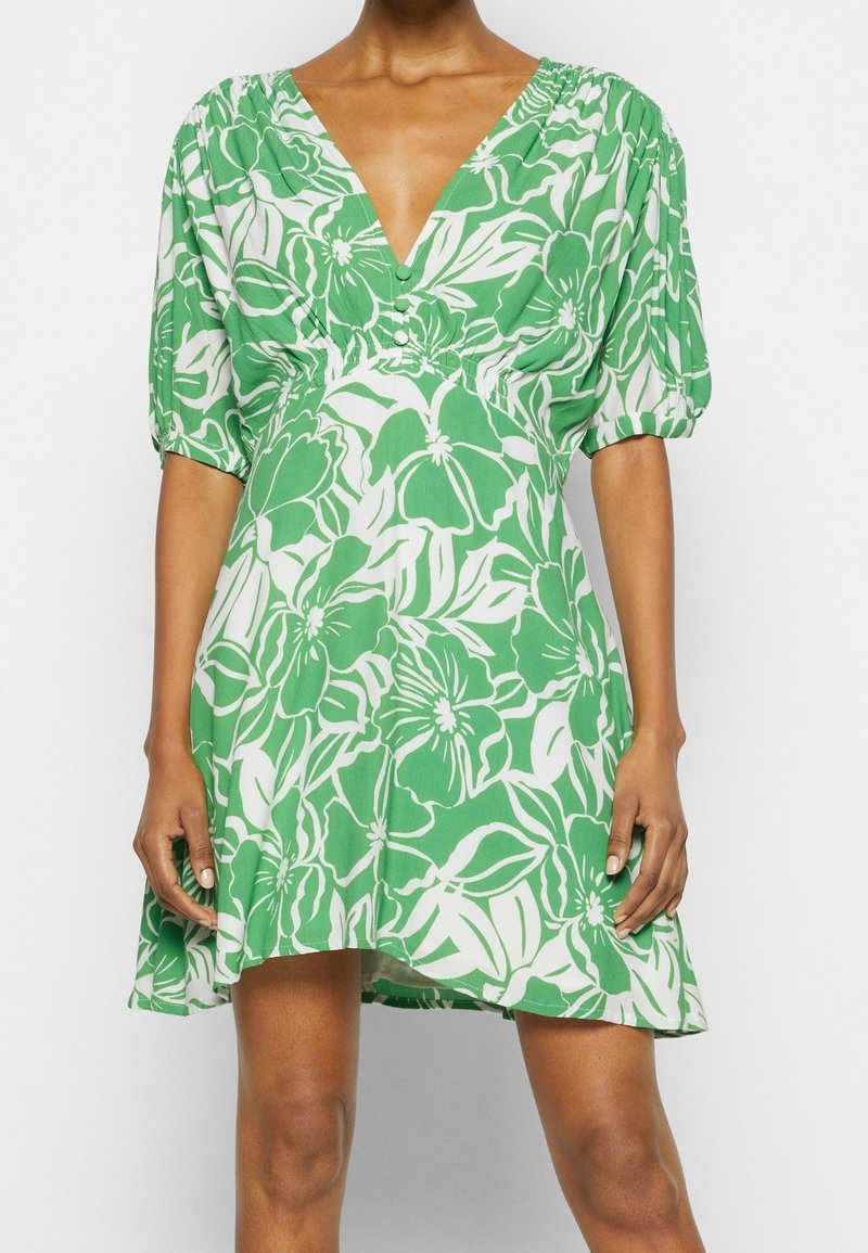 Faithfull the brand Day dress - green - (Pre-owned) - Zalando.ie
