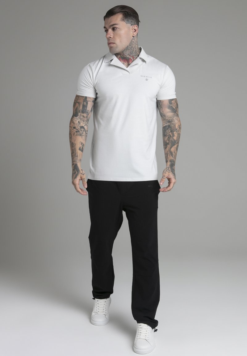 Pantalon Chandal Hombre Ajustado Pantalones SikSilk Smart Gris