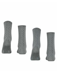 Esprit FINE DOT 2-PACK - Socken - light greymel.