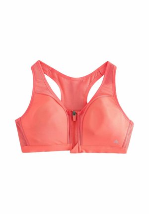 ACTIVE SPORTS IMPACT DRY TECH ZIP FRONT - Sujetadores deportivos con sujeción alta - coral pink