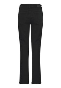 PULZ ZEMMA - Traperice uskog kroja - black denim