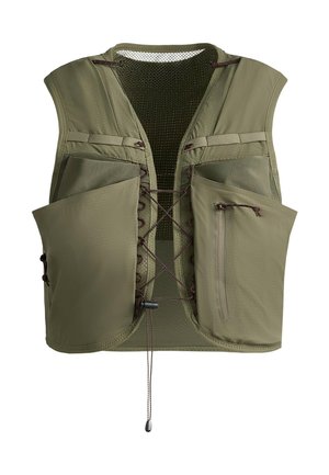 OYSHO, RUNNING VEST - Waistcoat - dark khaki