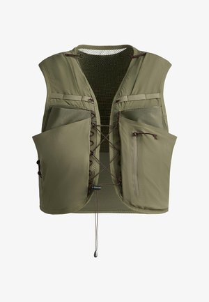 OYSHO, RUNNING VEST - Waistcoat - dark khaki
