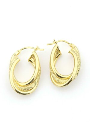 Auskari - yellow gold-coloured