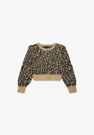 Terranova, MAGLIA ANIMALIER - Maglione - var beige