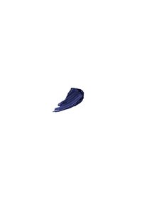 Smarcatura di vernice blu scuro con una finitura testurizzata, che mostra diverse pennellate e un aspetto lucido su uno sfondo bianco.