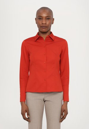 MIDTOWN - Button-down blouse - red
