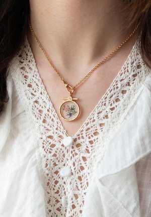 SWALLOW MONOCLE - Necklace - gold-coloured