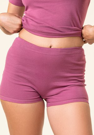 Pants - dark rose
