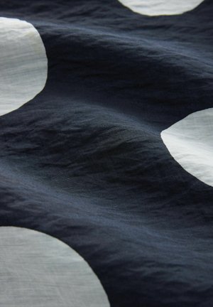 Next REGULAR FIT - DRAPE  - Jupe longue - navy white spot