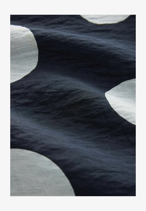 Next REGULAR FIT - DRAPE  - Maxi skirt - navy white spot