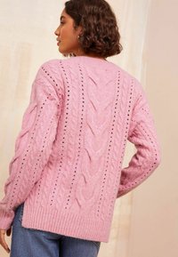 Friends Like These STITCH DETAIL  - Stickad tröja - pink