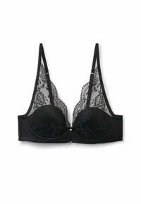 ELENA LA VIE EN ROSE - Balconette bra - black