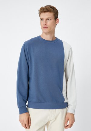 CREW NECK  LONG SLEEVE - Sudadera - blue