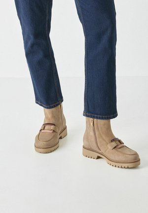 Tamaris Bottines à plateau - beige