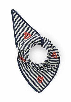 DREIECK AUS - MIT STICKEREI - Foulard - blau