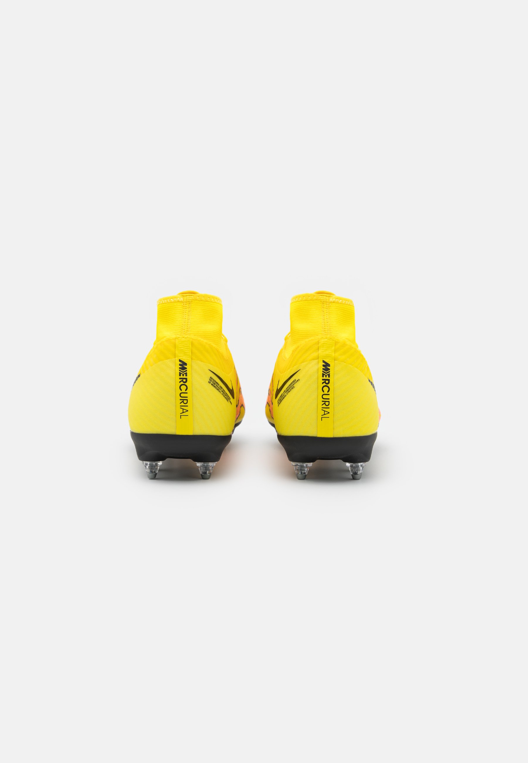Nike Performance ZOOM MERCURIAL 9 ACADEMY SG PRO AC UNISEX - Voetbalschoenen  met metalen noppen - yellow strike/sunset glow/coconut milk/geel - Zalando .nl