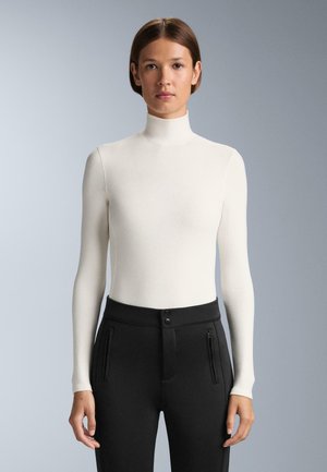 THERMAL BASE LAYER POLAR HIGH-NECK TOP - Maglietta a manica lunga - white