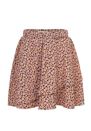 KRINKEL LEOPARD  - A-lijn rok - lila dessin