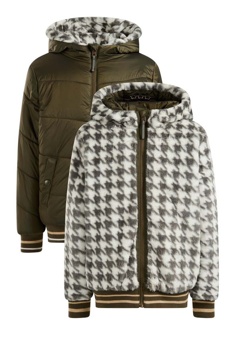 WE Fashion Donsjas kaki