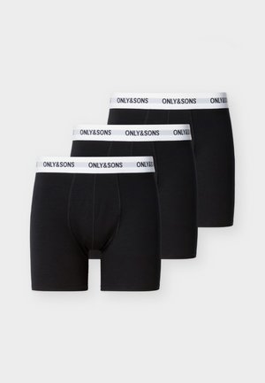 ONSFITZ SOLID TRUNK 3 PACK - Μποξεράκια - black/white